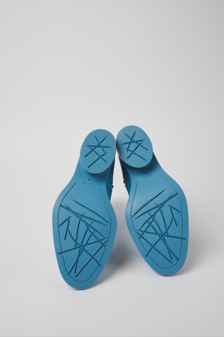 Bonnie Blue Leather Boots For Women Camper New Arrivals