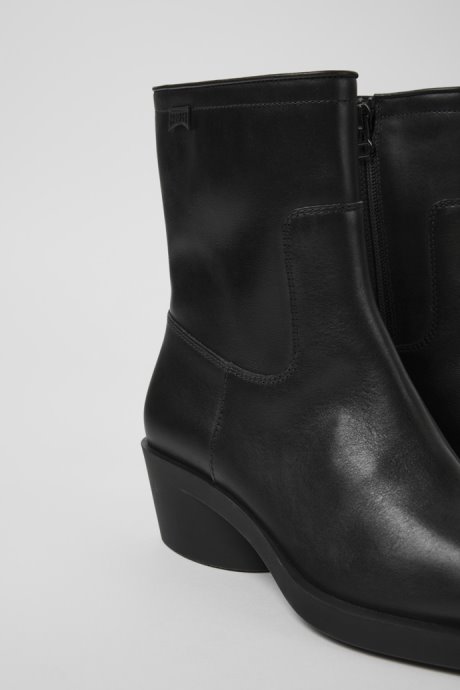 Bonnie Black Leather Boots For Women Camper New Arrivals