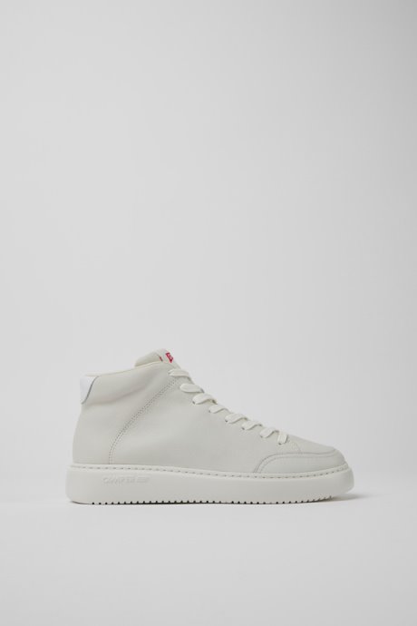 Camper Runner K21 White Non-Dyed Leather Sneakers For Women New Arrivals