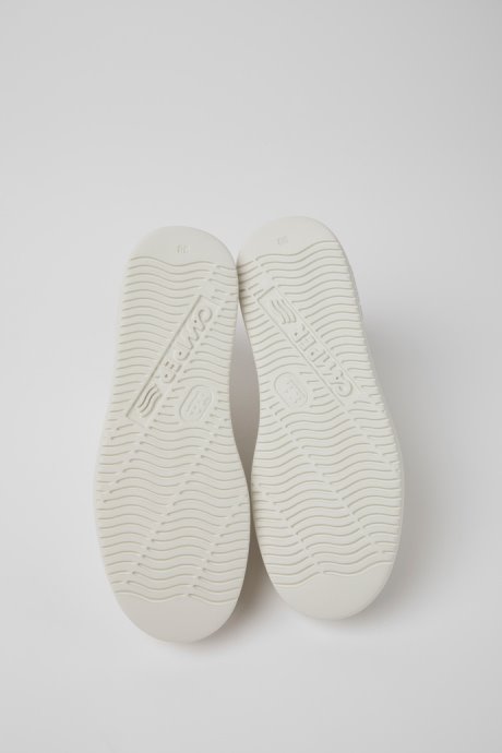 Camper Runner K21 White Non-Dyed Leather Sneakers For Women New Arrivals