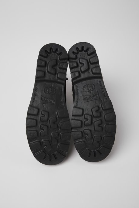 Exclusive Camper Brutus Gray Textile And Nubuck Ankle Boots For Women