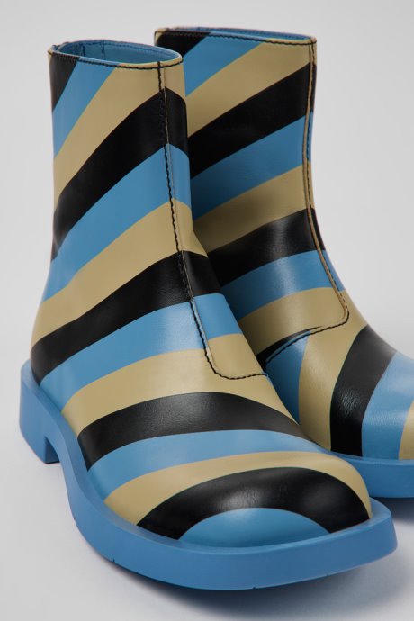 Mil 1978 Multicolored Leather Ankle Boots For Women Exclusive Camper