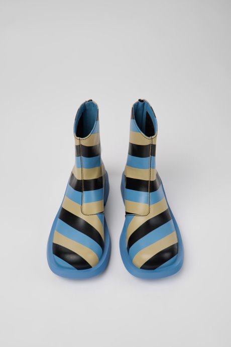 Mil 1978 Multicolored Leather Ankle Boots For Women Exclusive Camper