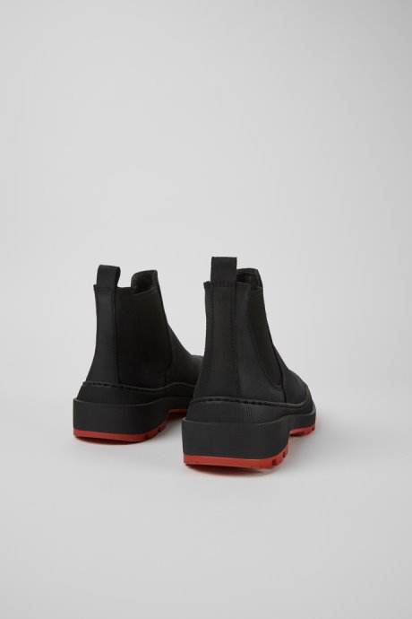 Camper Brutus Trek Michelin Black Nubuck Ankle Boots For Women New Arrivals