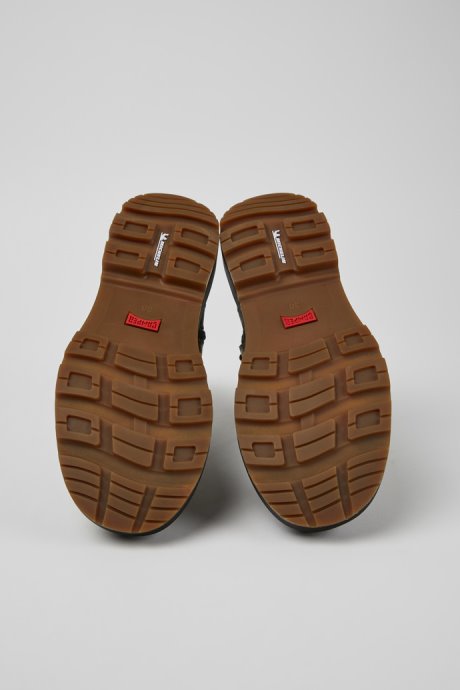 Brutus Trek Michelin Dark Green Nubuck Ankle Boots For Women Camper New Arrivals