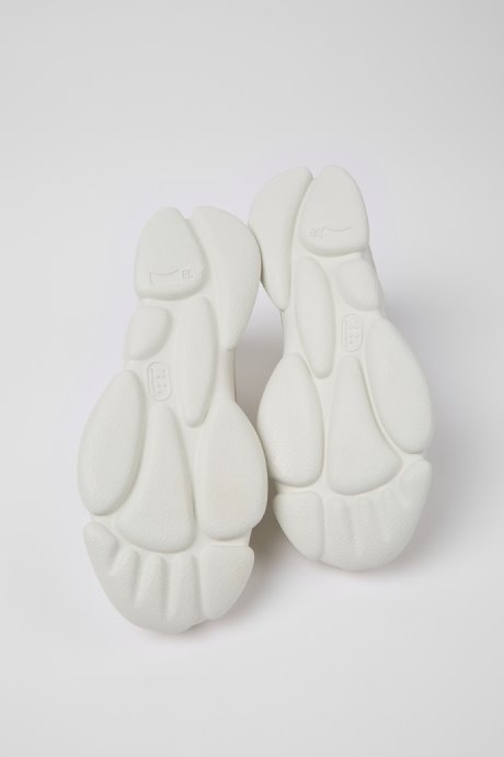 Karst White Non-Dyed Leather Sneakers For Women Camper New Arrivals