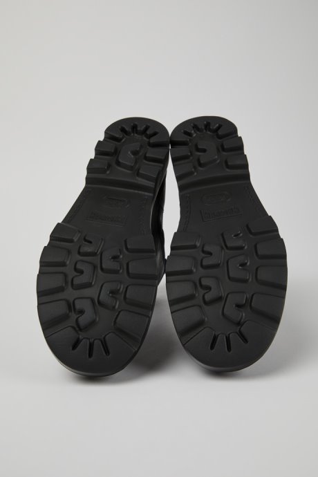 Camper Design Brutus Navy Blue Nubuck Ankle Boots For Women