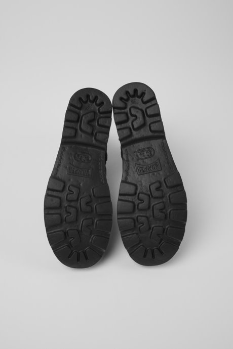 Exclusive Camper Brutus Dark Gray Textile And Nubuck Ankle Boots For Women