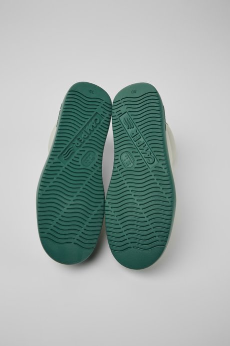 Runner K21 White Non-Dyed Leather Sneakers For Women Exclusive Camper