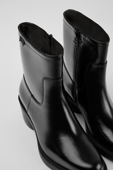 Bonnie Black Leather Ankle Boots For Women Exclusive Camper