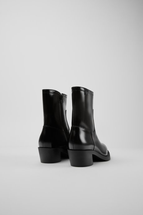 Bonnie Black Leather Ankle Boots For Women Exclusive Camper