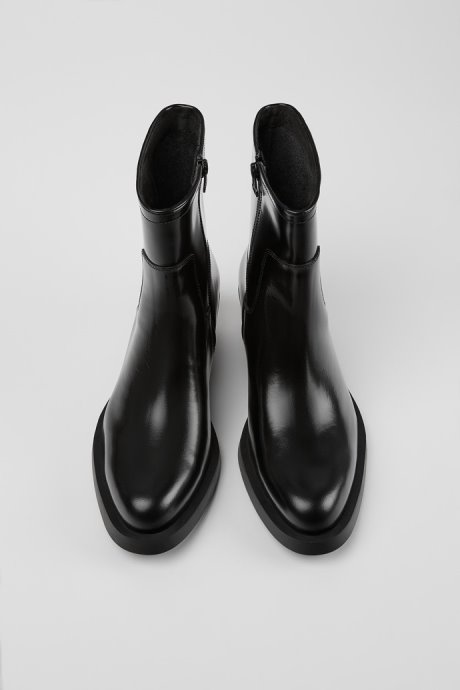 Bonnie Black Leather Ankle Boots For Women Exclusive Camper