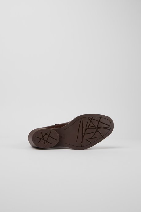 Camper Design Bonnie Dark Brown Ankle Boots For Women