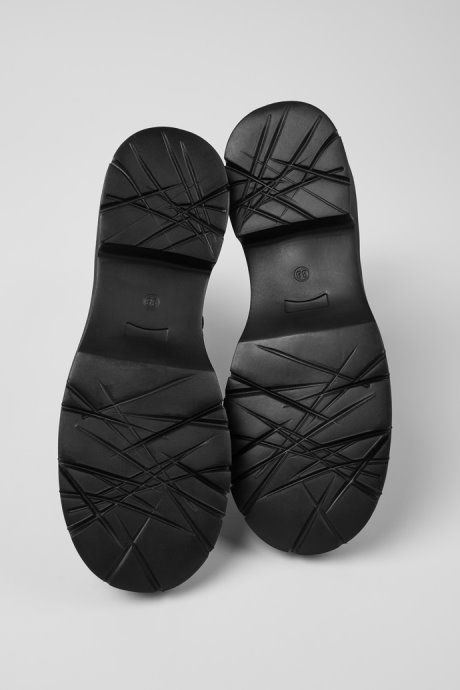 Milah Black Lace-Up Boots For Women Camper New Arrivals