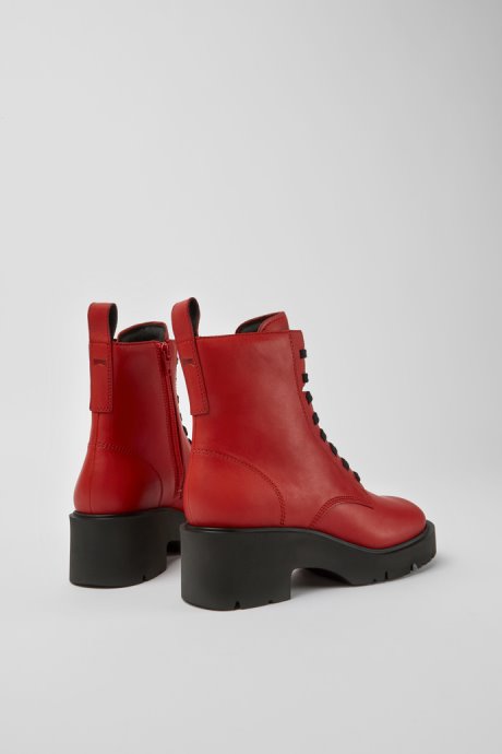 Exclusive Camper Milah Red Lace-Up Boots For Women