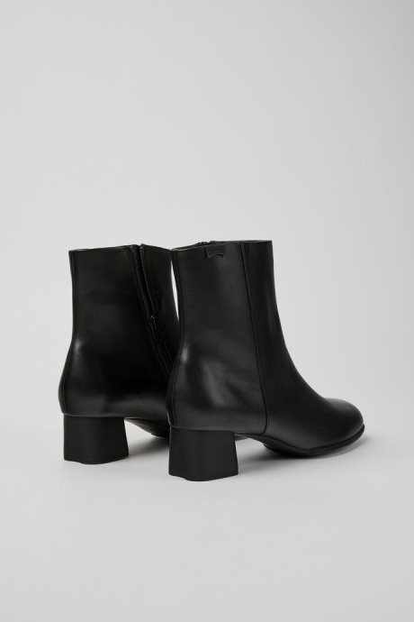 Camper Katie Black Leather Ankle Boots New Arrivals