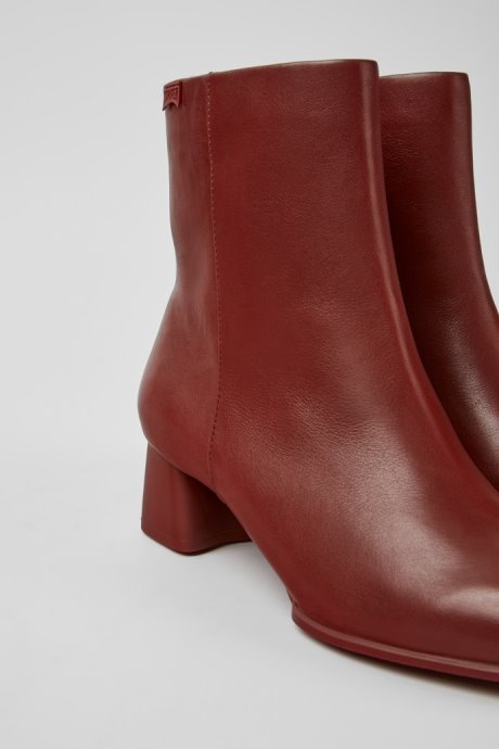 Exclusive Camper Katie Burgundy Leather Ankle Boots