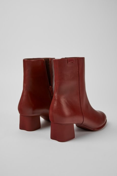 Exclusive Camper Katie Burgundy Leather Ankle Boots