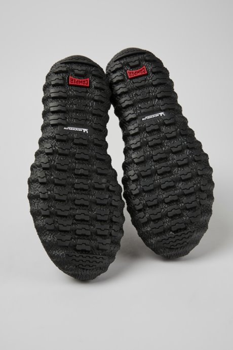 Ground Michelin Dark Brown Leather Ankle Boots For Women Camper New Arrivals