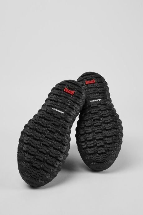 Design Ground Michelin Women's Black Ankle Boot With Zip Camper