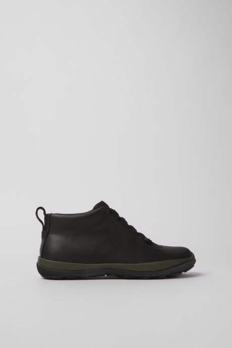 Peu Pista Gore-Tex Black Leather Sneakers For Women Exclusive Camper
