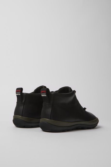 Peu Pista Gore-Tex Black Leather Sneakers For Women Exclusive Camper