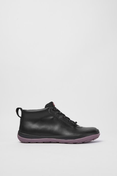 Camper Peu Pista Gore-Tex Black Leather Shoes For Women New Arrivals