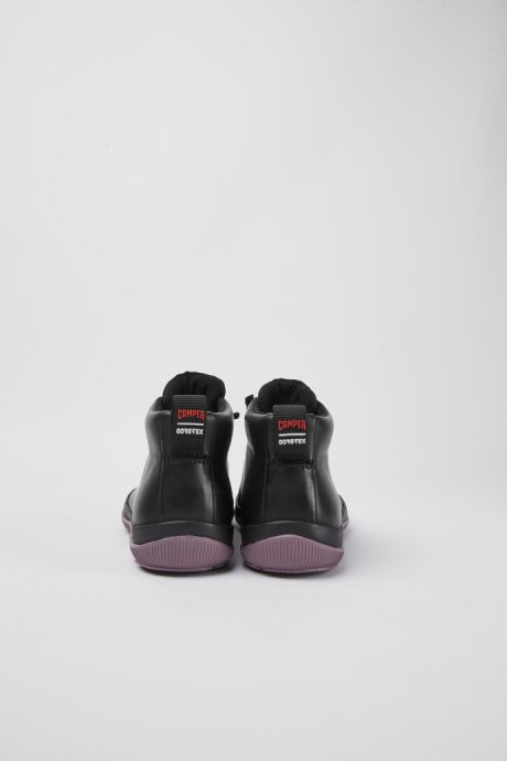 Camper Peu Pista Gore-Tex Black Leather Shoes For Women New Arrivals