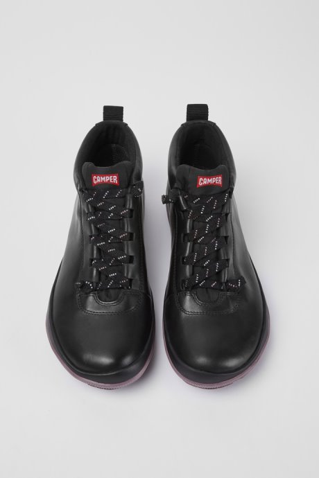 Camper Peu Pista Gore-Tex Black Leather Shoes For Women New Arrivals