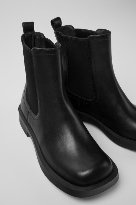Exclusive Camper Mil 1978 Black Leather Chelsea Boots For Women