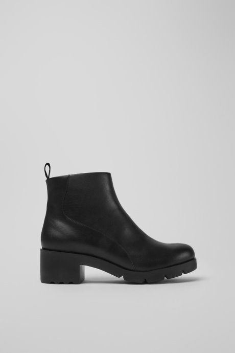 Exclusive Camper Wanda Black Zip Ankle Boot For Women