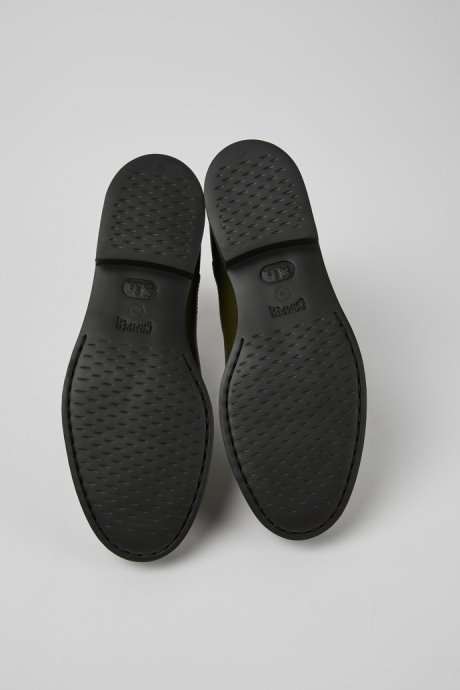 Camper Iman Dark Green Leather Chelsea Boots For Women New Arrivals