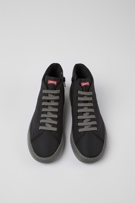 Exclusive Camper Peu Touring Black Textite Ankle Boots For Women