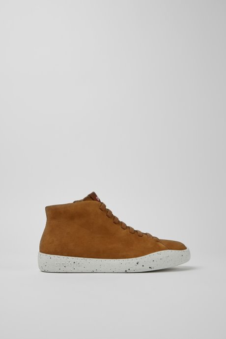 Peu Touring Brown Nubuck Sneakers For Women Camper New Arrivals