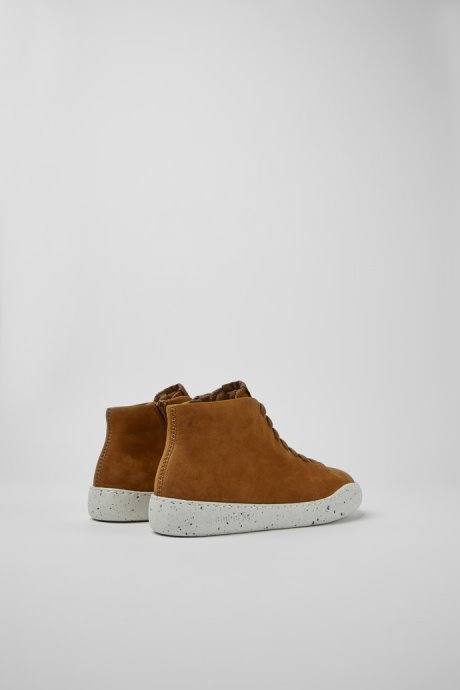 Peu Touring Brown Nubuck Sneakers For Women Camper New Arrivals