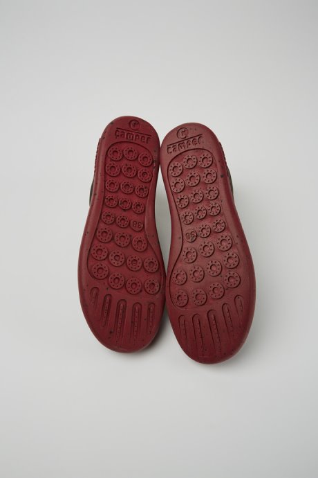 Camper Design Peu Touring Gray Nubuck Sneakers For Women