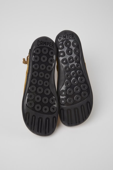 Peu Light Brown Nubuck Ankle Boots For Women Exclusive Camper