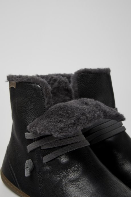 Peu Dark Grey Mid Boot For Women Camper New Arrivals