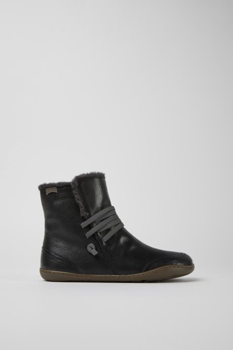 Peu Dark Grey Mid Boot For Women Camper New Arrivals
