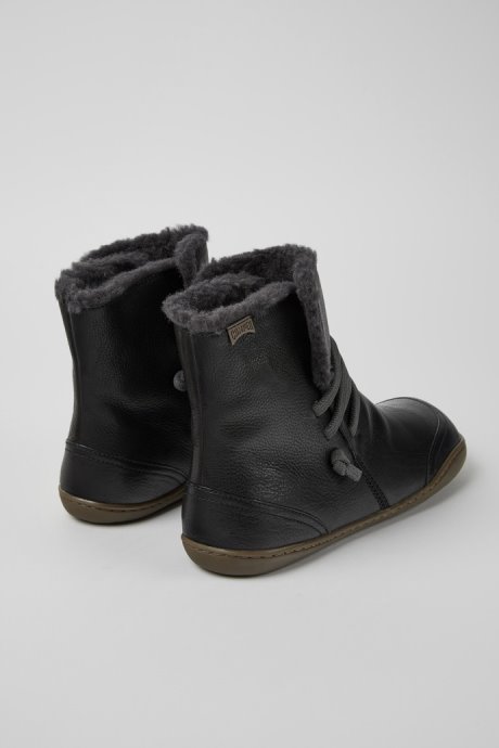 Peu Dark Grey Mid Boot For Women Camper New Arrivals