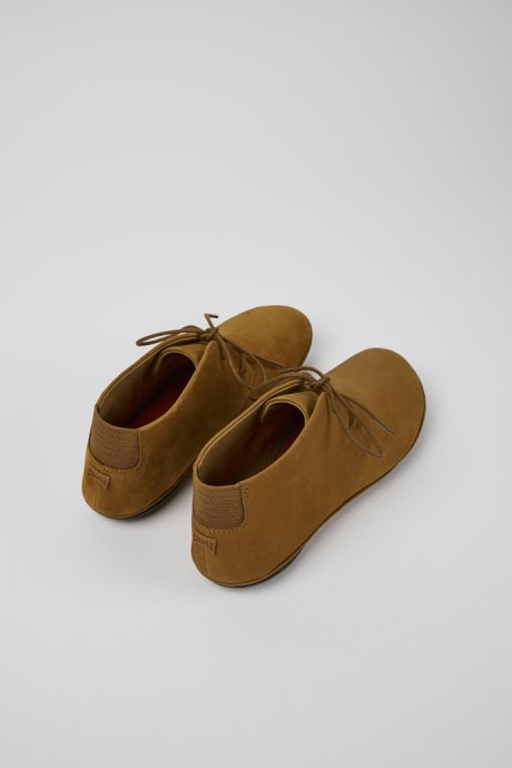 Camper Right Brown Nubuck Shoes For Women New Arrivals