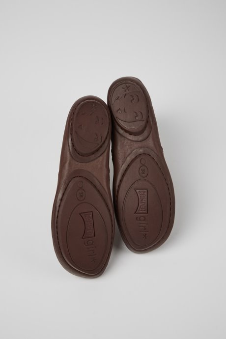 Right Burgundy Leather Ankle Boots For Women Camper New Arrivals