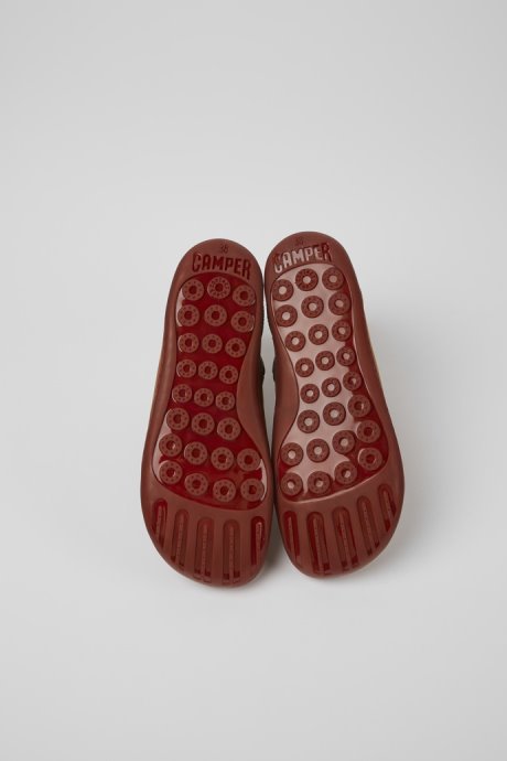 Peu Brown Leather Ankle Boots For Women Exclusive Camper