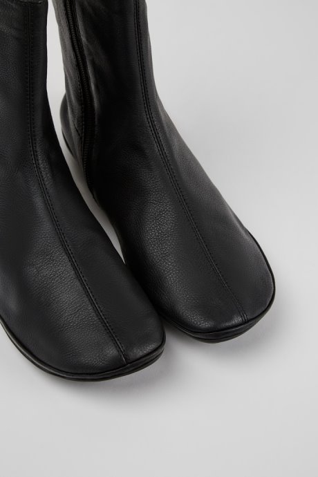 Exclusive Camper Right Black Leather Boots For Women
