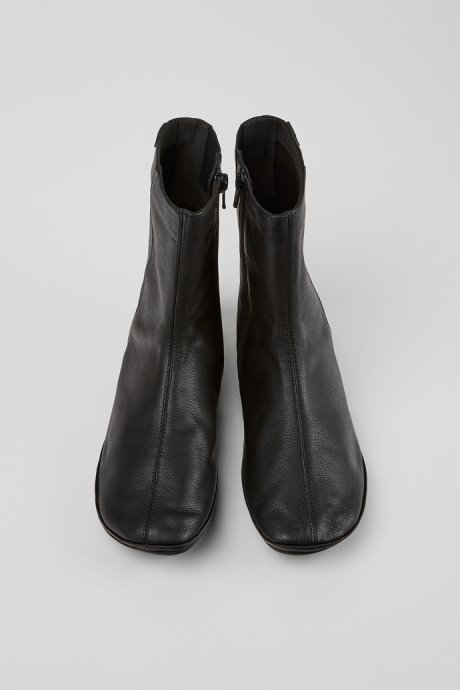 Exclusive Camper Right Black Leather Boots For Women