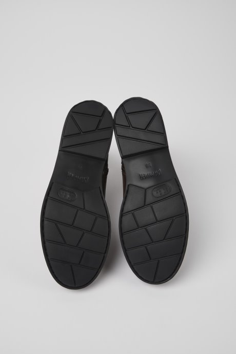 Neuman Brown Leather Ankle Boots For Women Camper New Arrivals