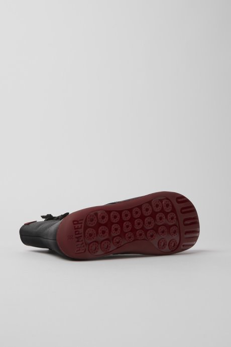 Exclusive Camper Peu Black Leather Ankle Boots For Women