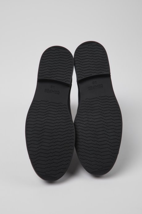 Camper Bowie Gray Leather Ankle Boots For Women New Arrivals