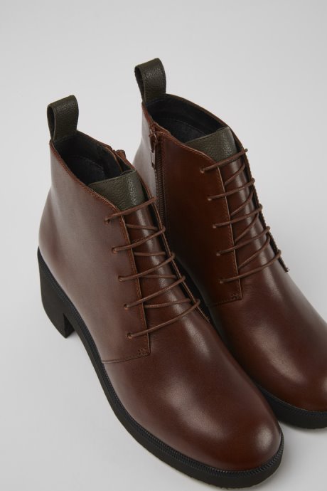 Wonder Brown Ankle Boots For Women Camper New Arrivals