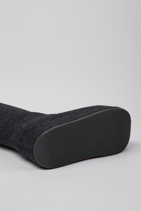 Exclusive Camper Ottolinger Dark Gray Wool High Boots For Women